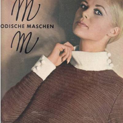 Zeitschrift Modische Maschen 2/68 Herbst 1968 DDR Vintage aus den 1960er Jahren 