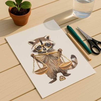 Clipart, Sternzeichen Waage, sofortiger Download