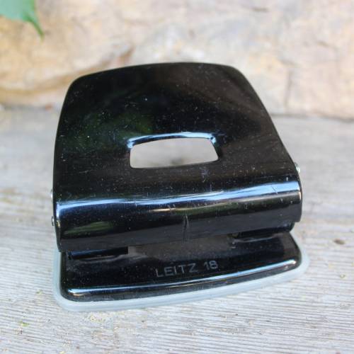 Vintage Locher Leitz 18 Büro Schreibtisch Zubehör 50er Jahre West Germany