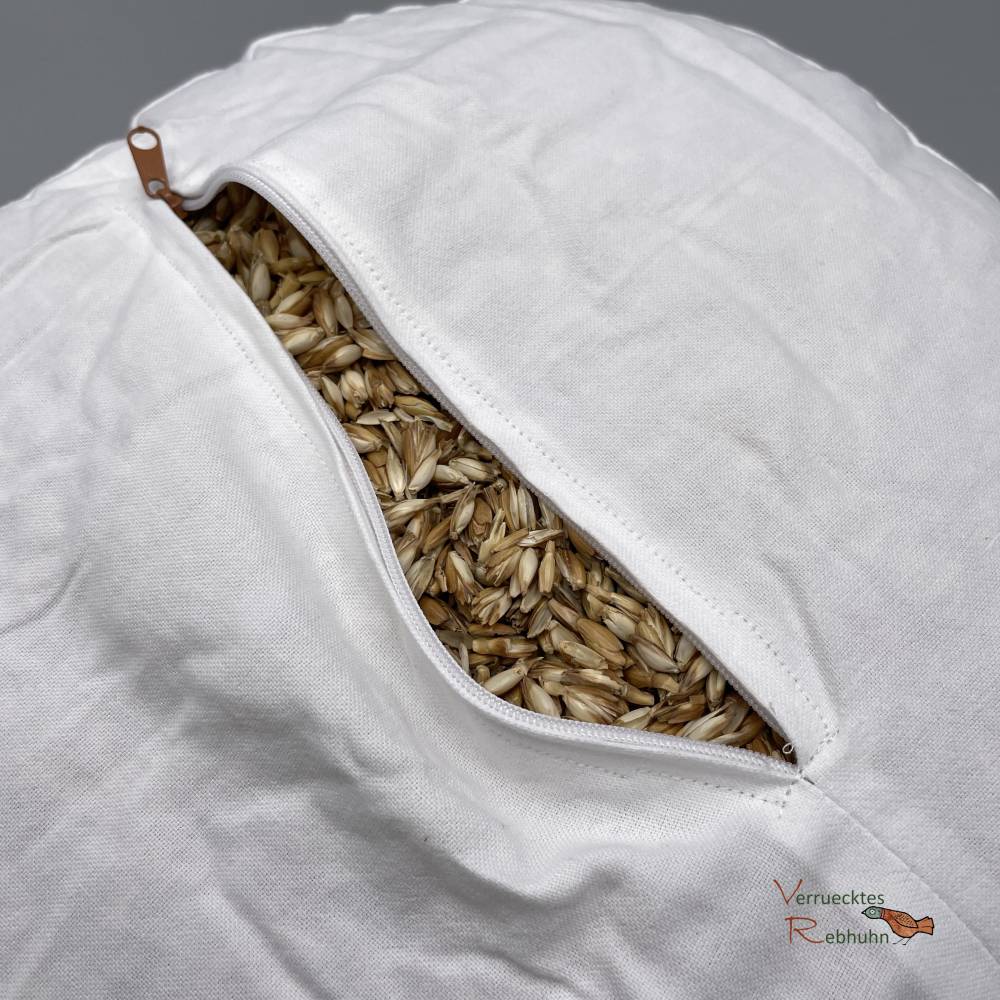 Yogakissen & Meditationskissen – Bio Dinkelspelz, abnehmbarer Bezug, 14 cm hoch Bild 8