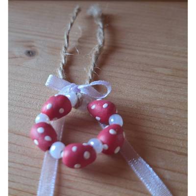 Osterkranz  Ostereier  Miniatur  1:12 Wichteltür  Fee  Ostern