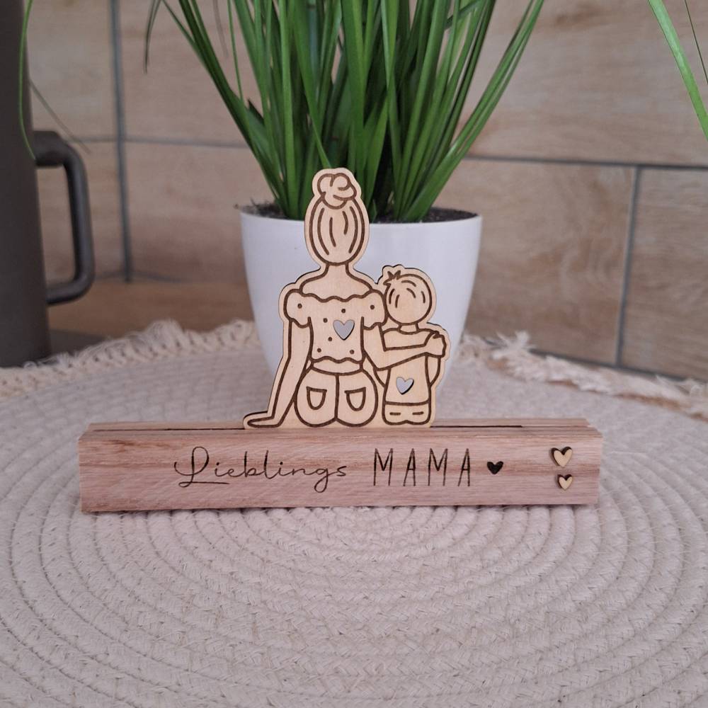 Mama mit Herz – Liebevolle Holzdeko nicht nur für Muttertag Bild 2