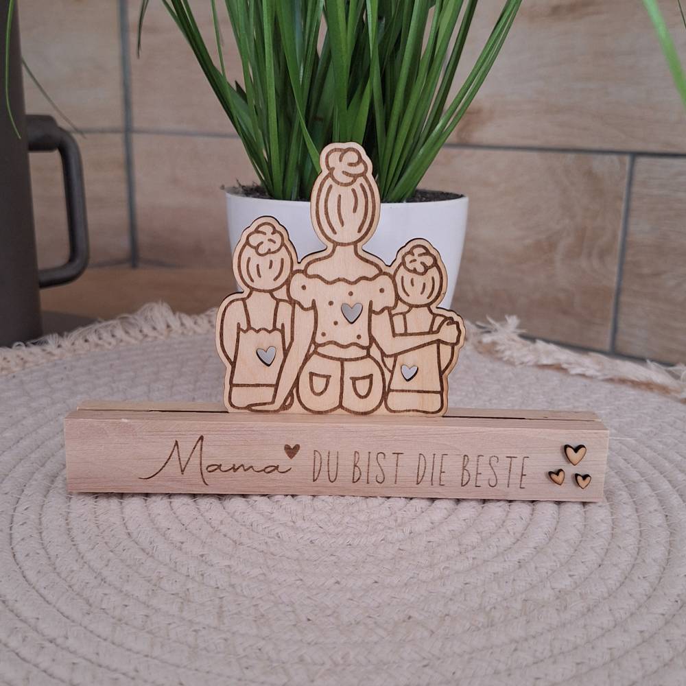 Mama mit Herz – Liebevolle Holzdeko nicht nur für Muttertag Bild 5
