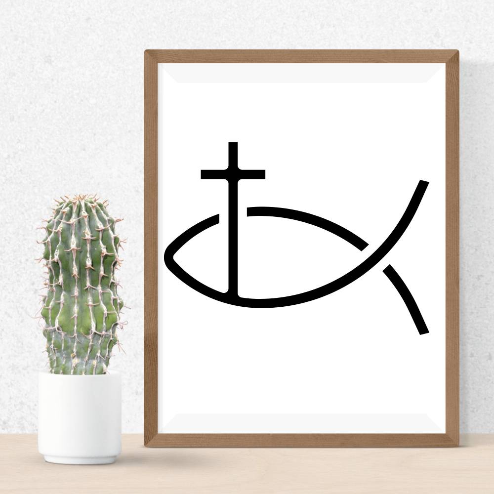 Christlicher Fisch Bundle PNG SVG Datei - Download Datei Plotterdatei - svg png Datei - Geschenkidee - Kirche  Religiöse Bild 4