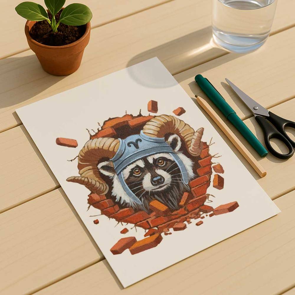 Clipart, Sternzeichen Widder, sofortiger Download Bild 1