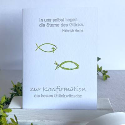 Konfirmation * Glückwunsch * Konfirmationskarte * Grußkarte