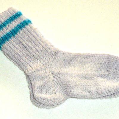 Kuschelsocken Gr.23/24 Kindersocken handgestrickte Socken Freizeitsocken NR:5480