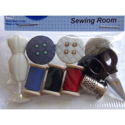 Dress it up Knöpfe  im Nähzimmer   (1 Pck.)    Sewing Room