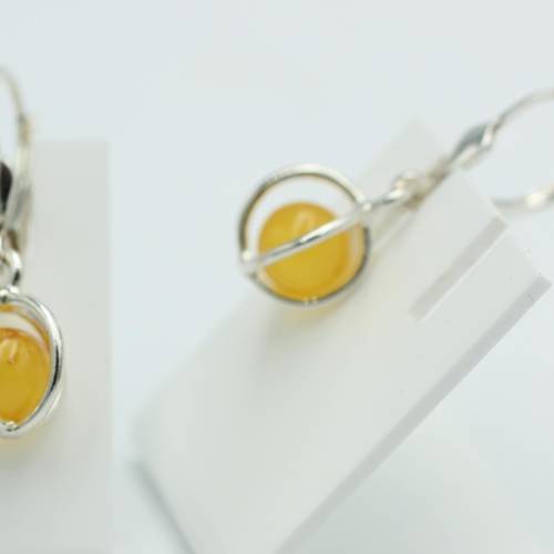 Edle Bernstein Ohrhänger 925 Silber edler Bernstein aus Litauen Top Schmuck