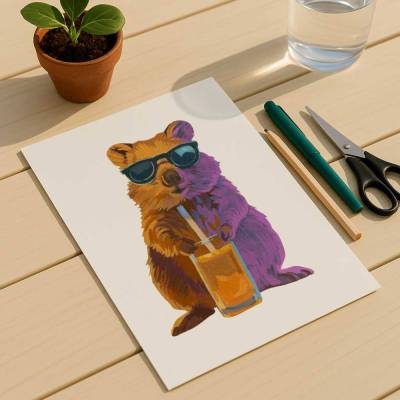 Clipart, Quokka Bärchen, sofortiger Download