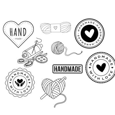 Handmade Handgemacht PNG SVG Datei - Download Datei Plotterdatei - svg png Datei - Geschenkidee Gift idea -  Selfmade