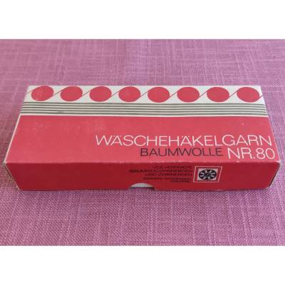 Wäschehäkelgarn Nr. 80 - Baumwolle - DDR - 80er Jahre