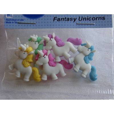 Dress it up Knöpfe  Einhorn  (1 Pck.)  Fantasy Unicorns