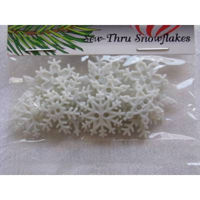Dress it up Knöpfe   Schneeflocken   (1 Pck.)   Sew Thru Snowflakes