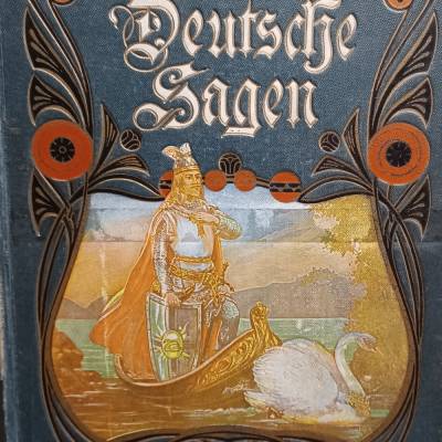 Deutsche Sagen mit Illustrationen und farbigen Kunstblättern - 1904 -