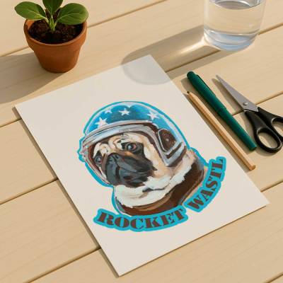 Clipart, Rocket Wastl, sofortiger Download