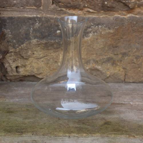 Dekantierkaraffe Dekanter Karaffe Flirt Vase mundgeblasen Glas MF Design 90er Jahre Vintage / im Originalkarton