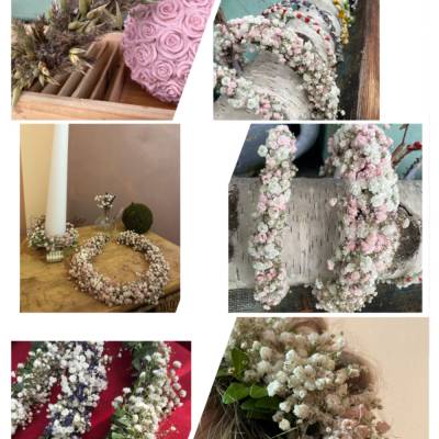 Haarkranz Kopfkranz Haarschmuck Haarreifen Kommunionskranz Hochzeitskranz 