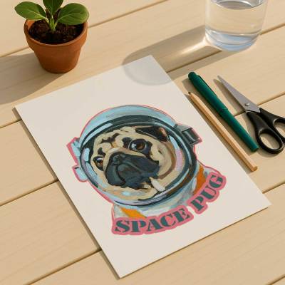 Clipart, Space Mops, sofortiger Download