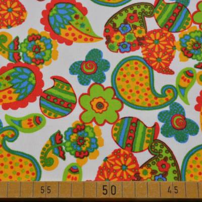 Feinkord  Cord Stoff  Babycord  Paisley 