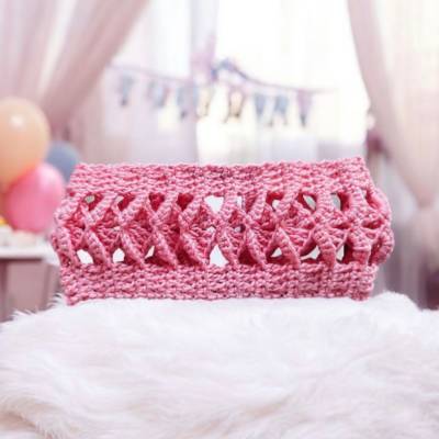 Baby Haarband, gehäkelt, Handarbeit