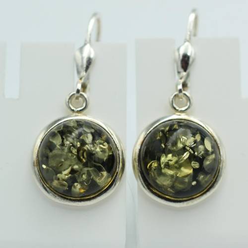 Edler Bernstein Ohrhänger 925 Silber echter Bernstein aus Litauen Top Edel