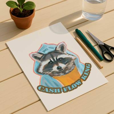 Clipart, Cash Flow King, sofortiger Download