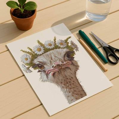 Clipart, Blumenkind Nandu, sofortiger Download