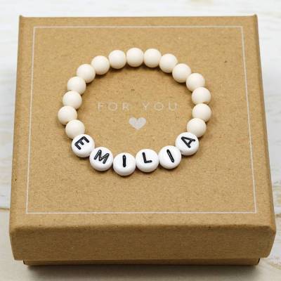 Personalisiertes Babyarmband, Kinderarmband, Namensarmband, Taufe, Neugeborene, Geschenk, Geburt, Baby, Kind
