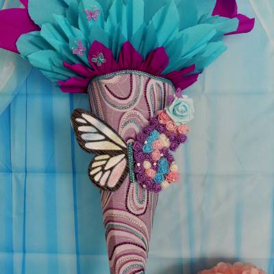 Schultüte Schmetterling  Zuckertüte