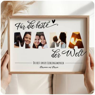 Muttertag Geschenk Foto Poster DIY | personalisiert & individuell