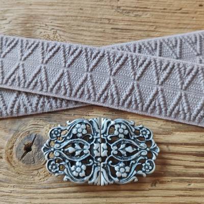 Bastelpaket / Nähpaket für einen elastischen Trachtengürtel / Stretchgürtel