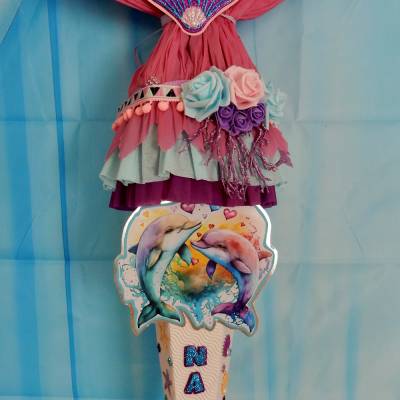 Schultüte Delfin Zuckertüte