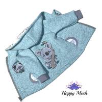 Sweatjacke mint meliert mit Koala 62