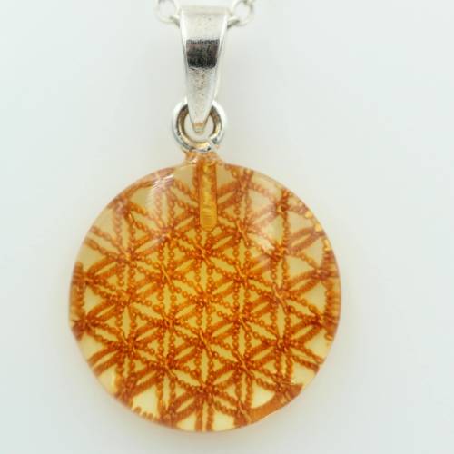 Bernstein Anhänger  925 Silber Collier Kette Bernsteinanhänger