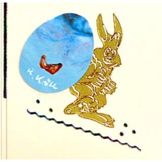 Bezaubernde Osterkarte mit Encaustic-Malerei -15- als Download Bild 4