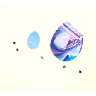 Bezaubernde Osterkarte mit Encaustic-Malerei -15- als Download Bild 6