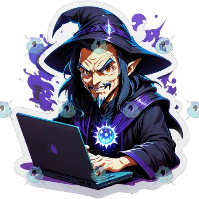 Bügelbild Hexenmeister