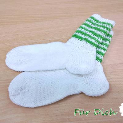 Kindersocken Gr. 27/28 handgestrickte Socken Freizeitsocken Kinderstrümpfe Strümpfe KS5425