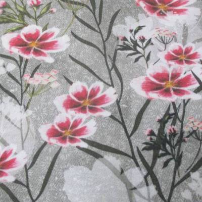 Lillestoff Glückstaumel Modalsweat Tante Gisi Blumen, Blüten Organic Cotton (1m/18,-€)