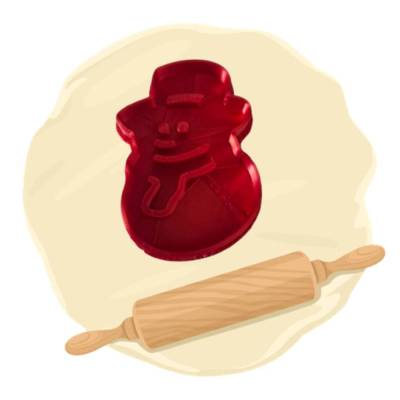 Keksausstecher Schneemann