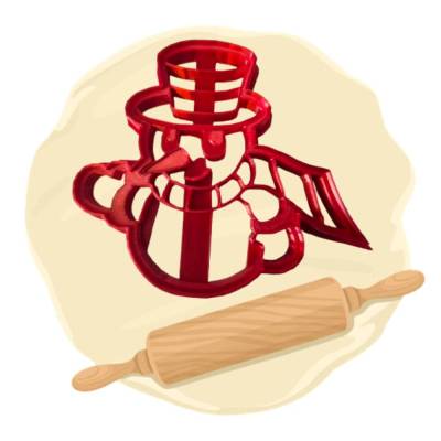 Keksausstecher Schneemann