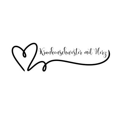 Krankenschwester mit Herz PNG SVG Datei - Download Plotterdatei - svg png Datei - Geschenkidee Gift idea - Pflege liebe 