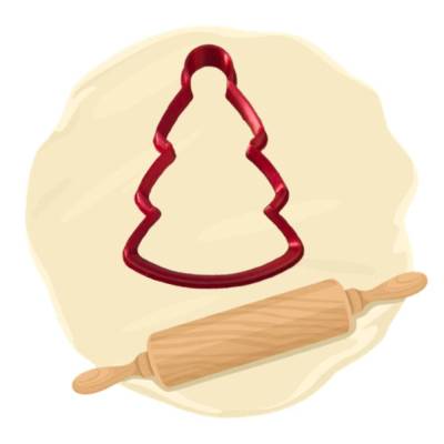 Keksausstecher Tannebaum