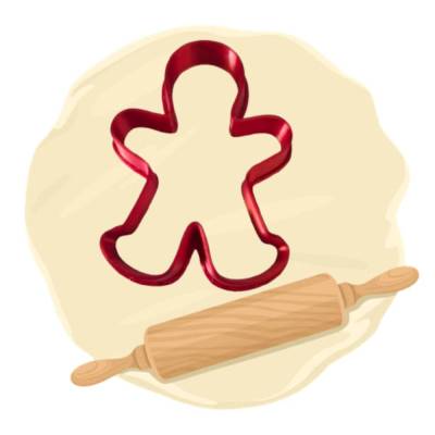 Keksausstecher Lebkuchenmann