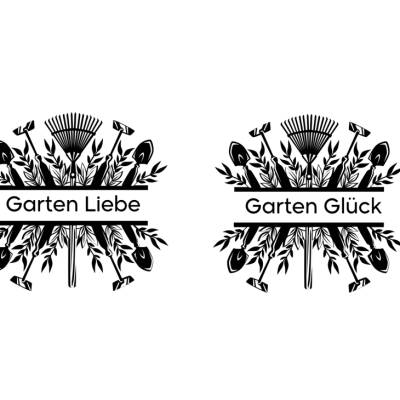 Garten Liebe Garten Glück Bundle PNG SVG Datei - Download Plotterdatei - svg png Datei - Geschenkidee Blumen - Frühling 