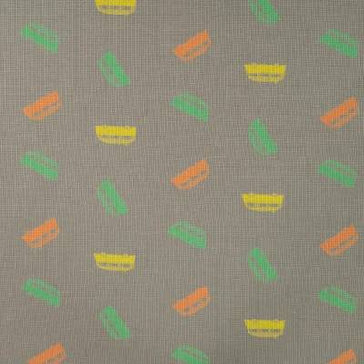 Waffeljersey Bulli Fahrzeuge khaki