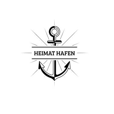 Heimat Hafen PNG SVG Datei - Download Plotterdatei - svg png Datei - Nordsee Ostsee Meer See Nautical Anker