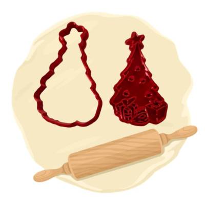 Keksausstecher Tannebaum