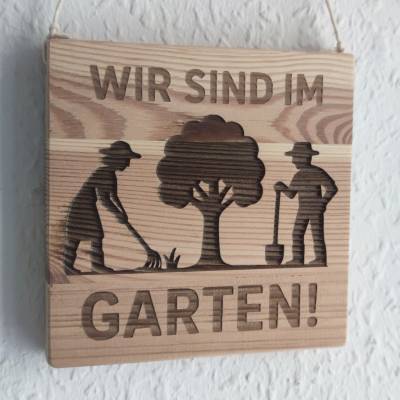 Türschild Herzlich Willkommen Holzschild Türdeko Gravur Holz